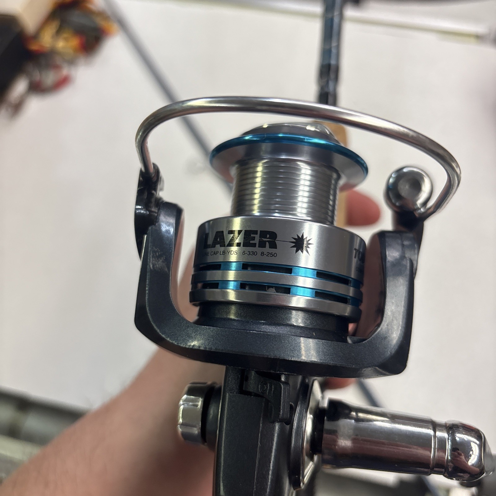 Lazerz Blue Series Tournament Dx Rod And Reel 6’ 6” Hi-Tech Fishing