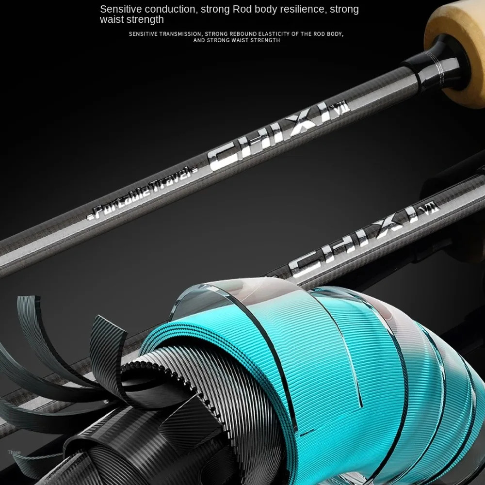 Telescopic Fishing Rod Ultra-Light Carbon Fiber Rod High Sensitive Fast Action