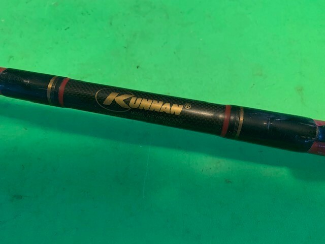 KUNNAN HOT RAIL SPIRALTECH GRAPHITE 5 FOOT 6 INCH 50 TO 130# RATED FISHING ROD