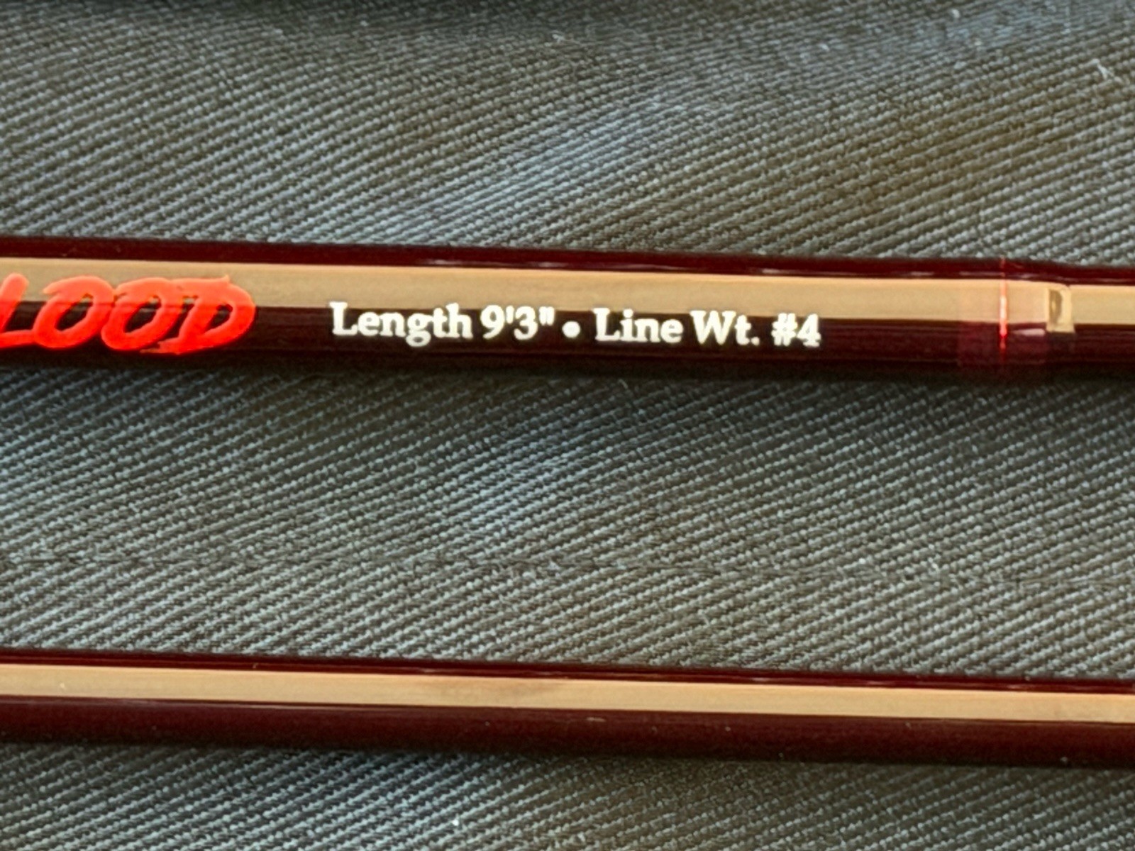 Jeff Blood Premium All Purpose Fly Fishing Rod 9’3″ 4WT 4-Piece New With Tube