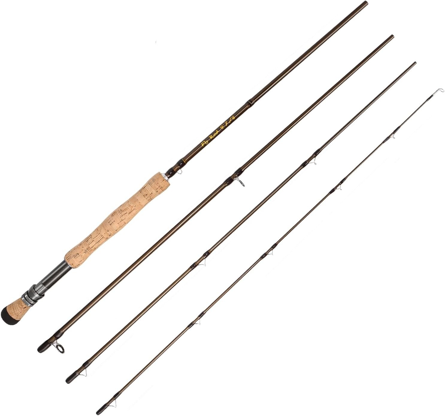 Fly Fishing Rod Carbon Fiber 9ft to 10ft 5/6wt to 7/8wt 4 Piece Sections