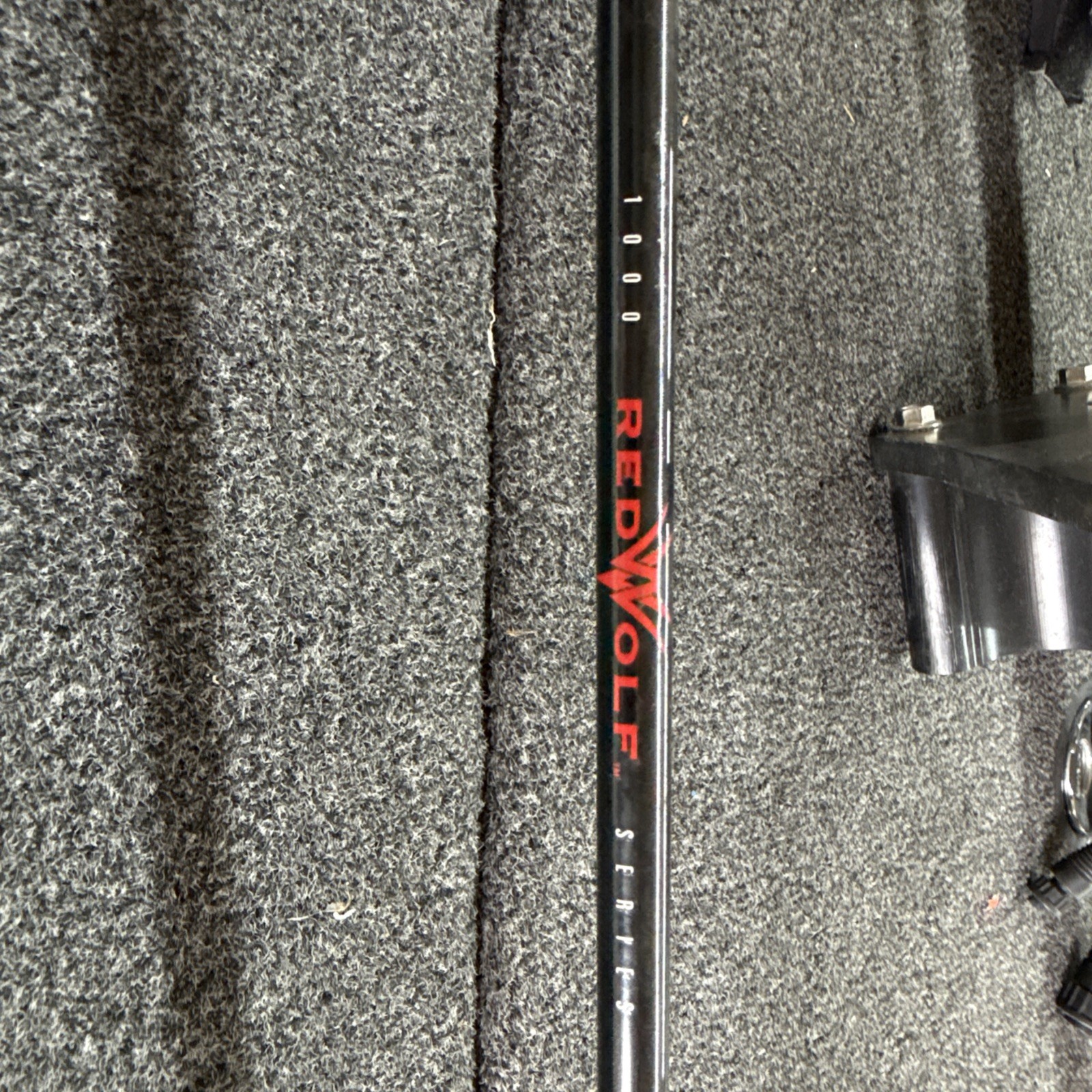 Red Wolf 1000 Series Spinning Fishing Rod combo 6′ Medium Action 5’ 6”, 2 Piece