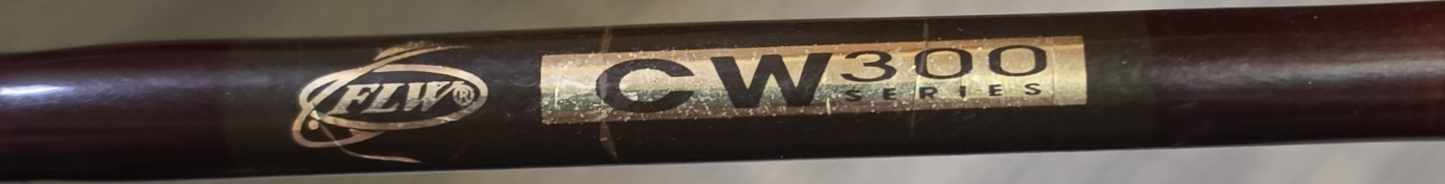 FLW CW300 Series WM50-345 6’6″ Medium 2-PC Spinning Rod 6-12 lb 1/4-1/2 oz
