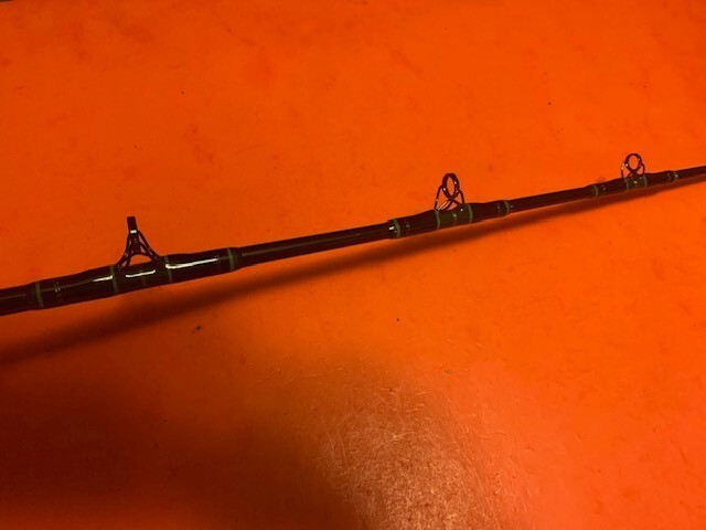 CUSTOM BUILT SEEKER CJB 7 FOOT 20 TO 50 POUND RATED CONVENTIONAL FISHING ROD