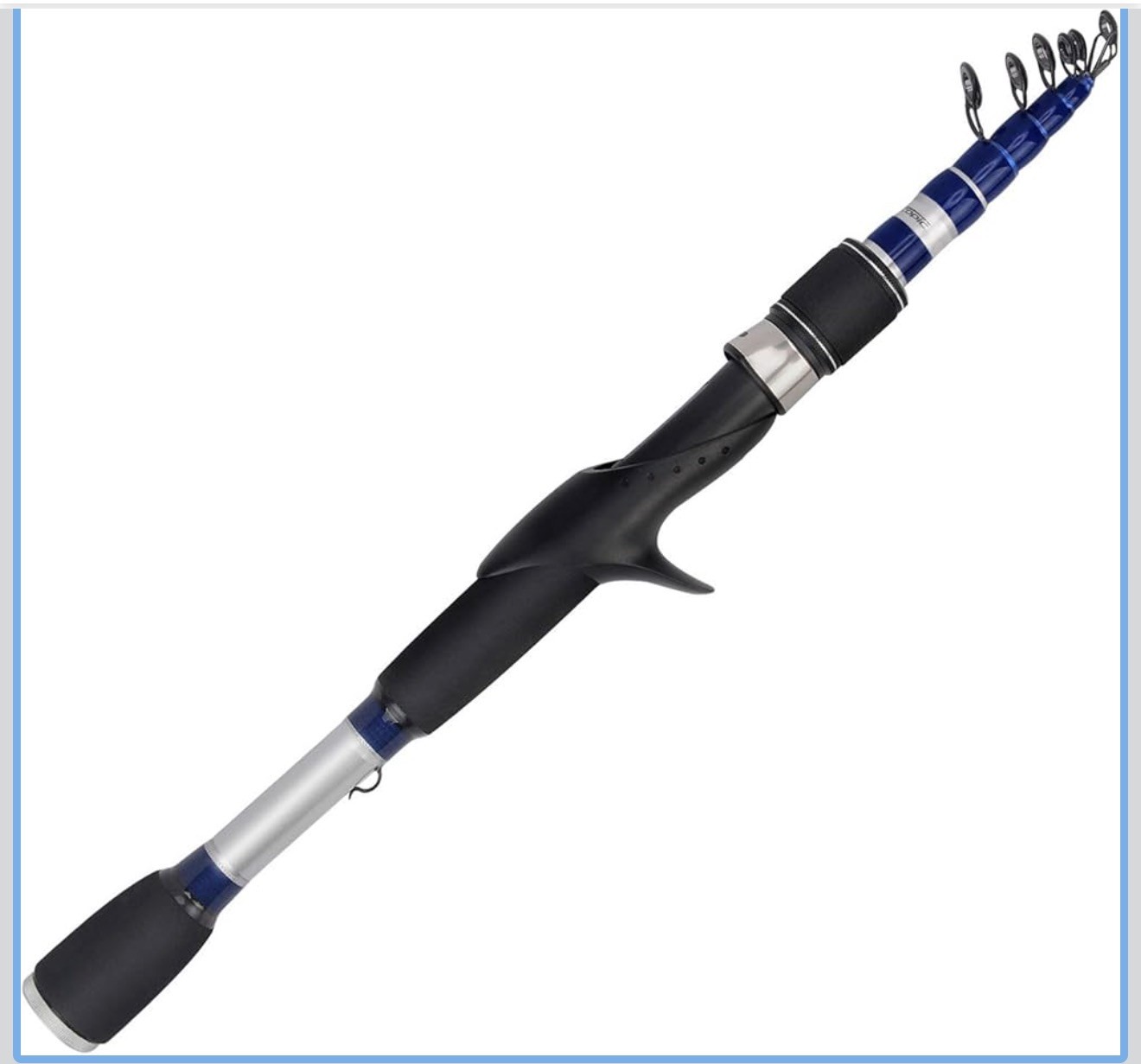 Compass Telescopic Graphite Fishing Rod, 7ft. Medium Heavy ( Rod Only ) OPEN BOX
