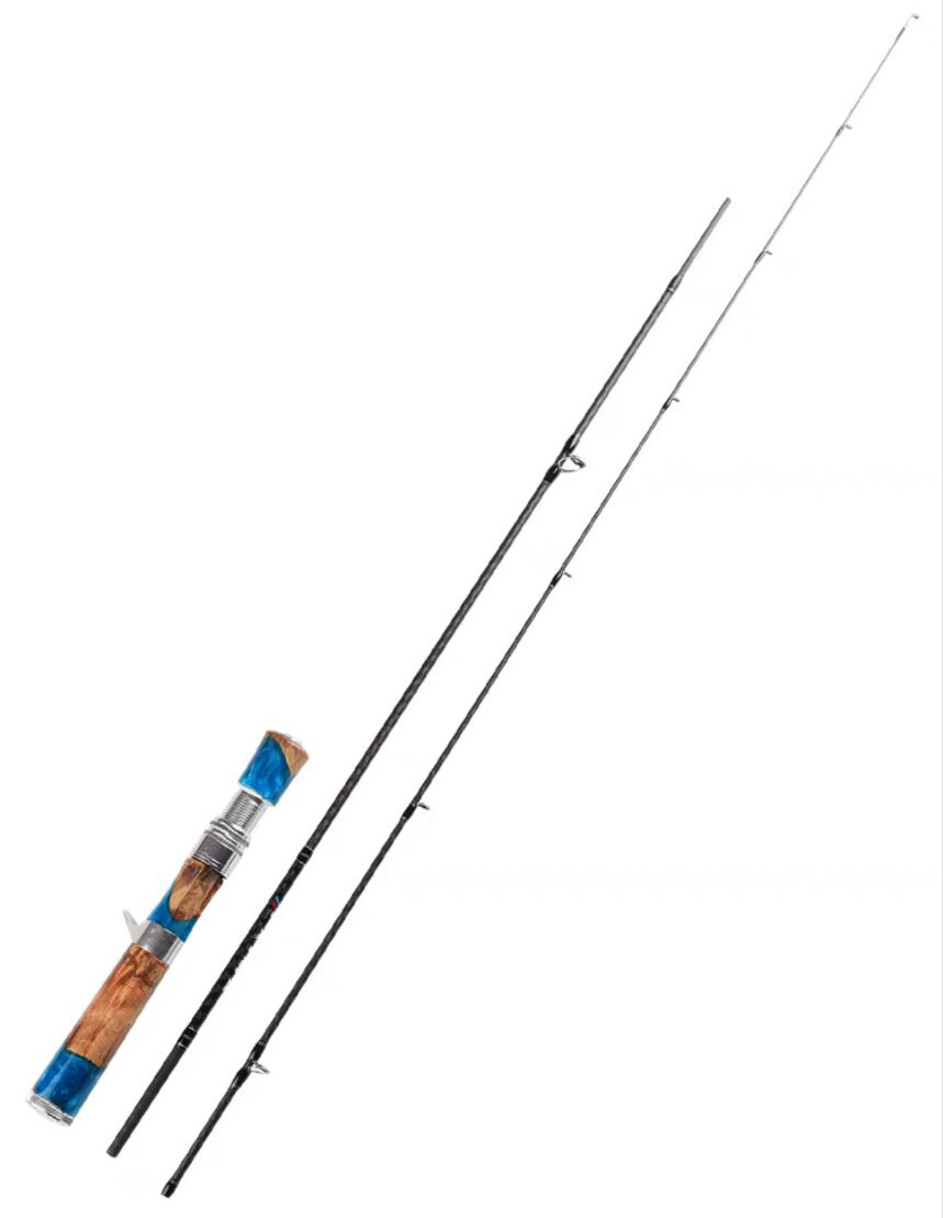 5.41FT Fishing Rod 1.65m Spinning Casting Rods Carbon Fiber Rod Lure 1.5-7g Pole