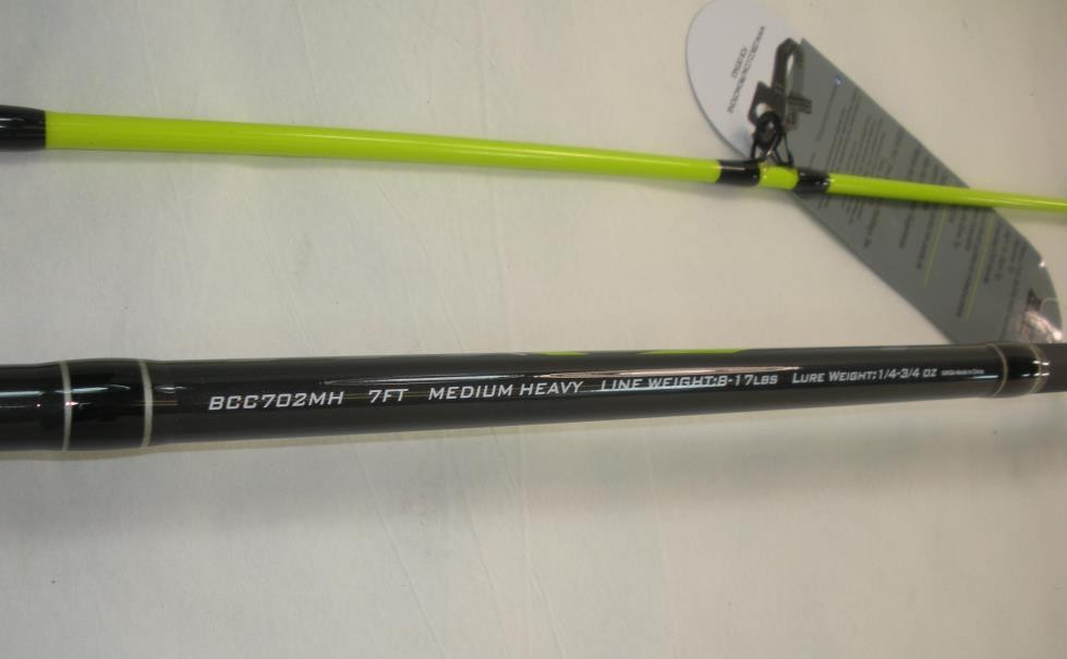 Zebco BCC702MH Big Cat Catfish Rod 7 Ft Casting Medium Heavy Action 2 Piece Rod