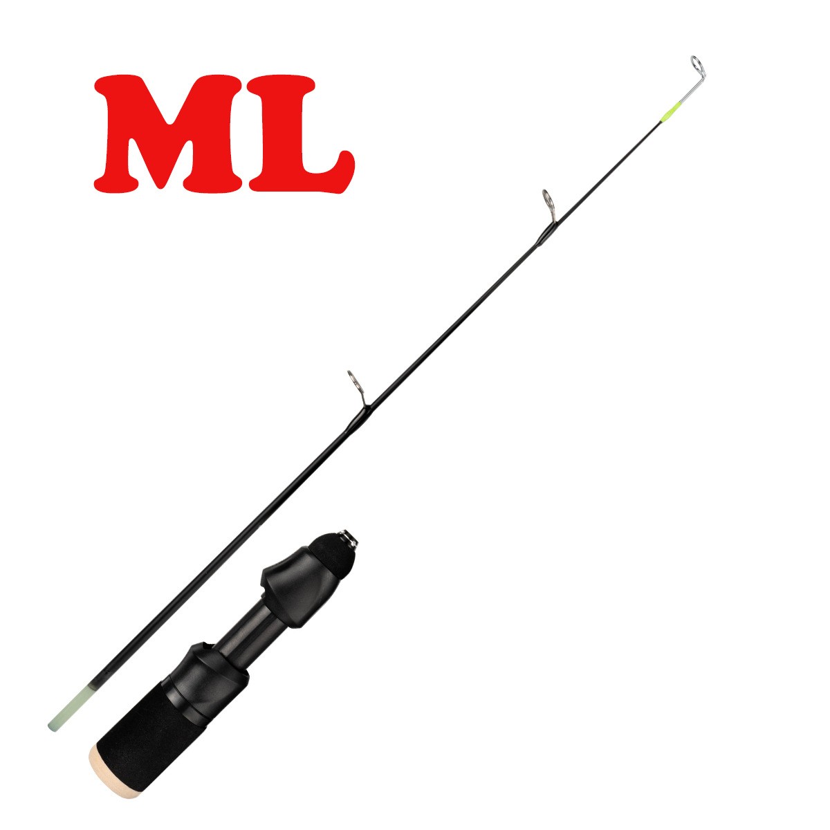 Ultra Light Short Ice Fishing Rod 1.64ft Portable Spinning Pole Winter Fishing