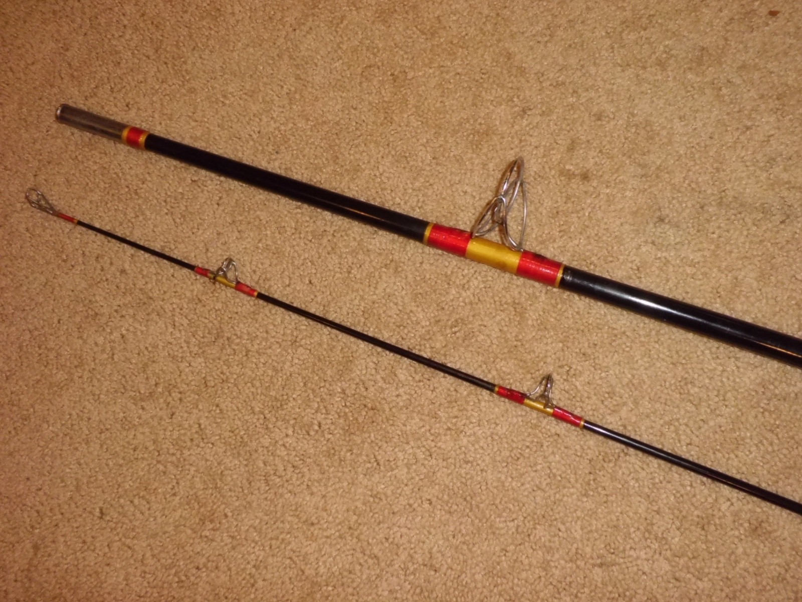 Vintage HARNELL 680 Spinning Surf 11′ Rod made in USA