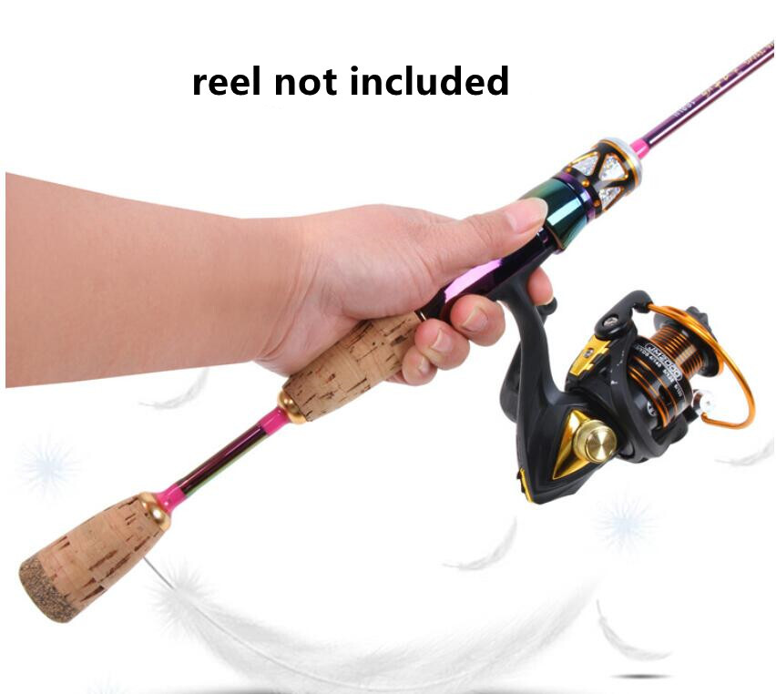 Trout Fishing Rod 1.68M 1.8M Portable Ultra Light Solid Tip Carbon Spinning Pole