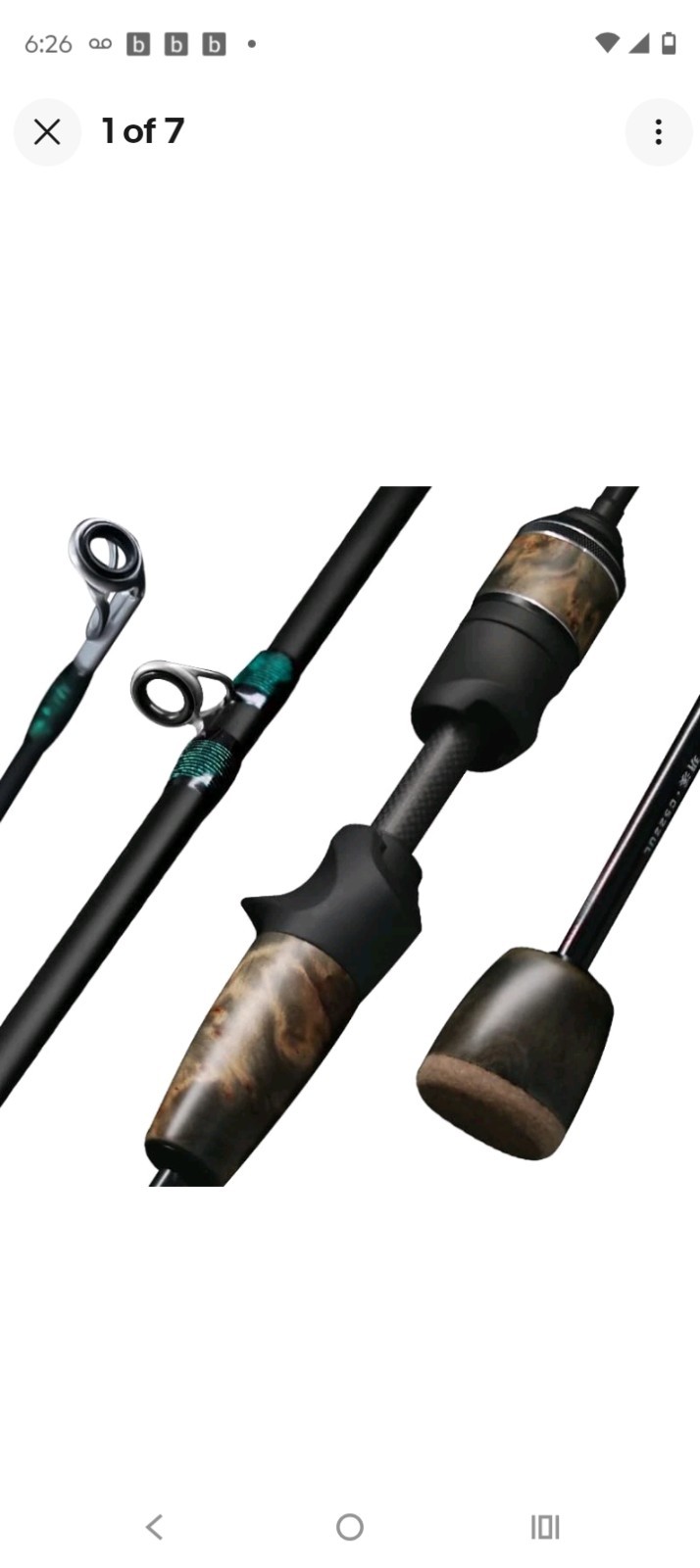 SEASIR Stream Fishing Rod, Ultralight 5’2″ Length Rod Bait Casting Rod 2pc