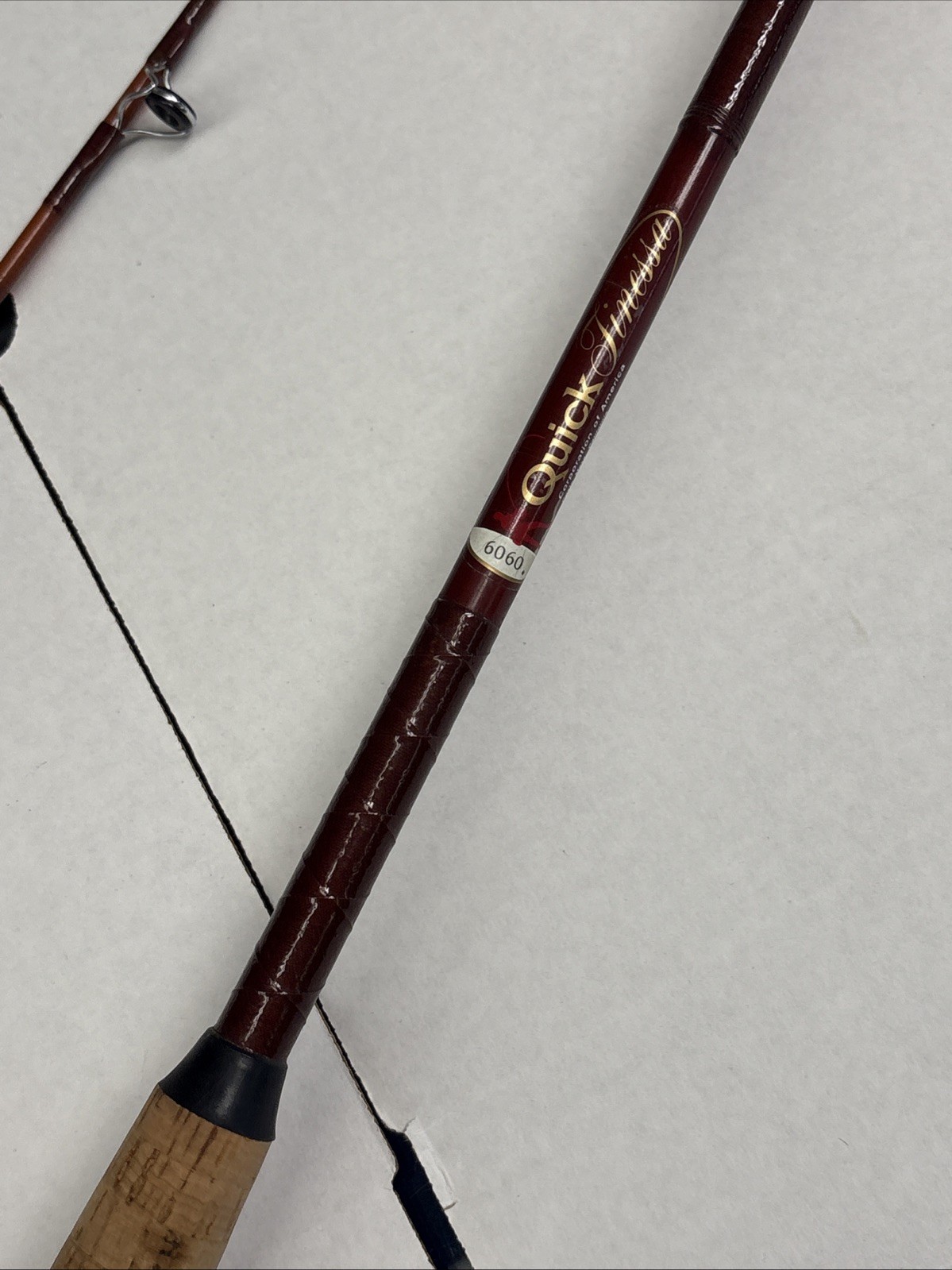 Vintage Quick Finessa 6060 Fishing Rod 6’ 2 Piece