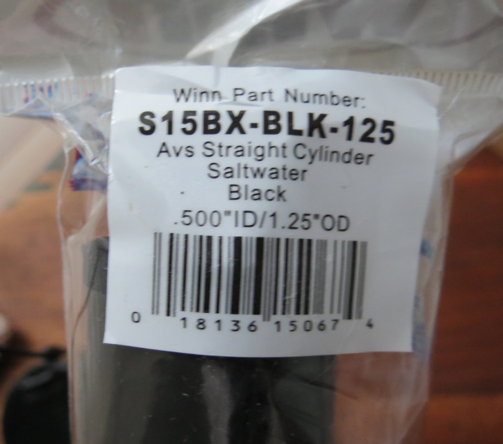 NEW WINN Saltwater AVS Straight Cylinder Grip Black 15″ WINNDRY Polymer