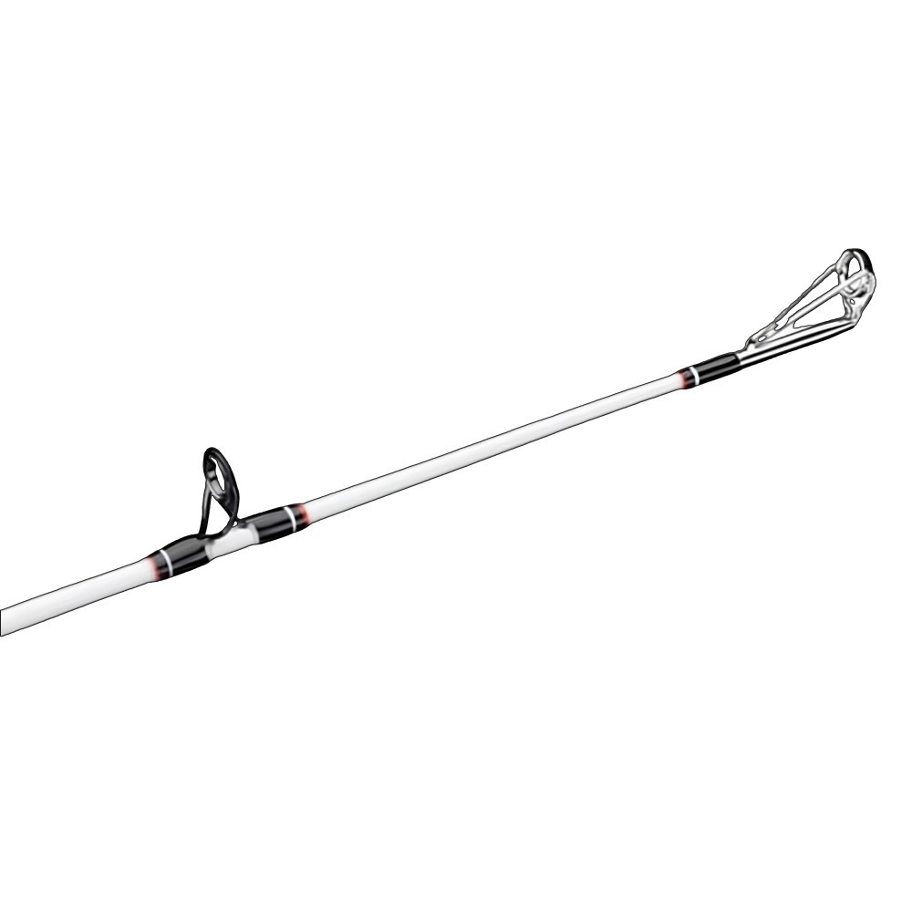 7 Ft Medium Heavy Casting Rod 2 Piece Fiberglass Big Game Fishing Pole Fast
