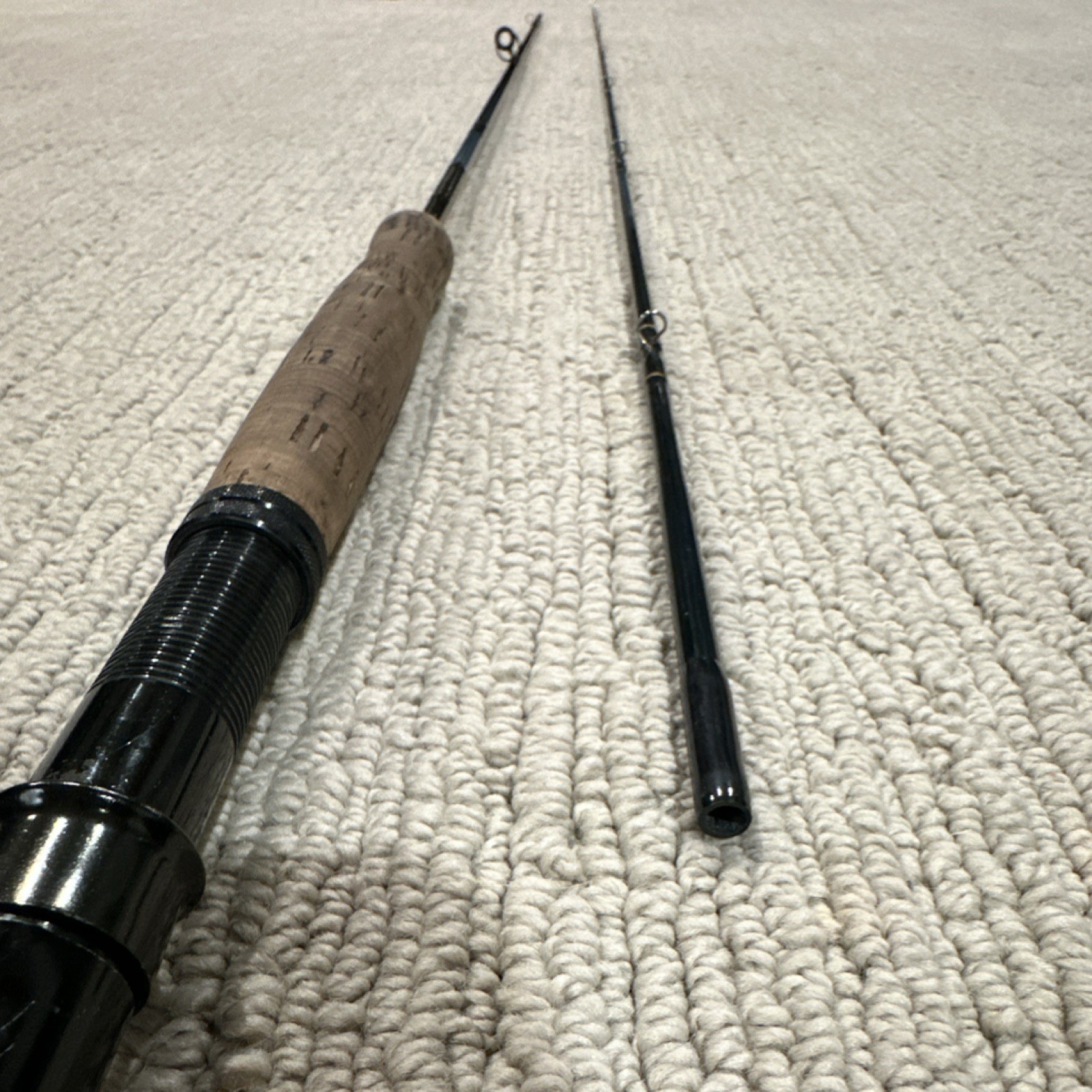 St. Croix Graphite Fishing Rod Blue Cork Handle 2-Piece with Rod Sleeve 4/5 wt