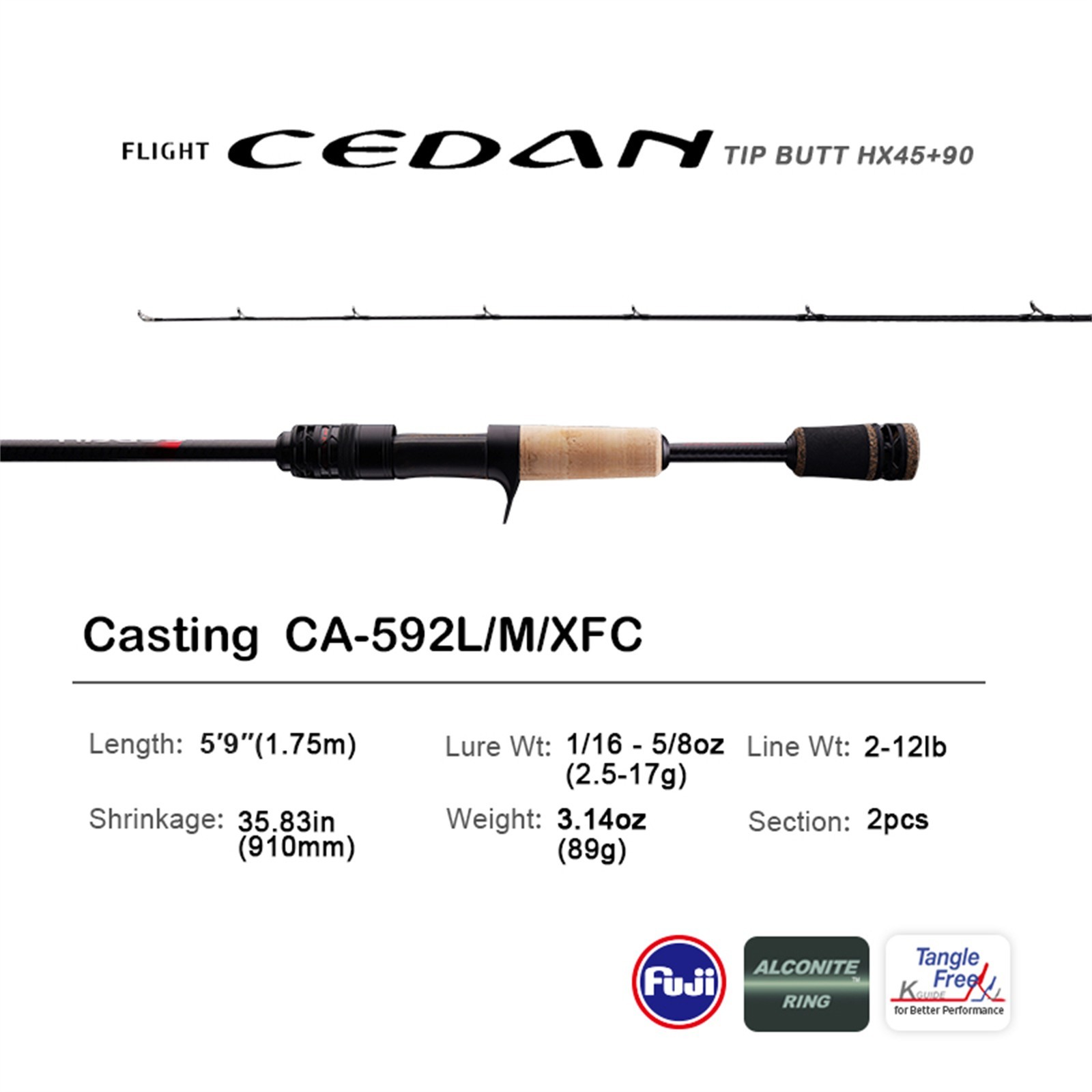 PURELURE New FLIGHT CEDAN BFS Rod Stream Small Bait Finesse Lightweight Travel