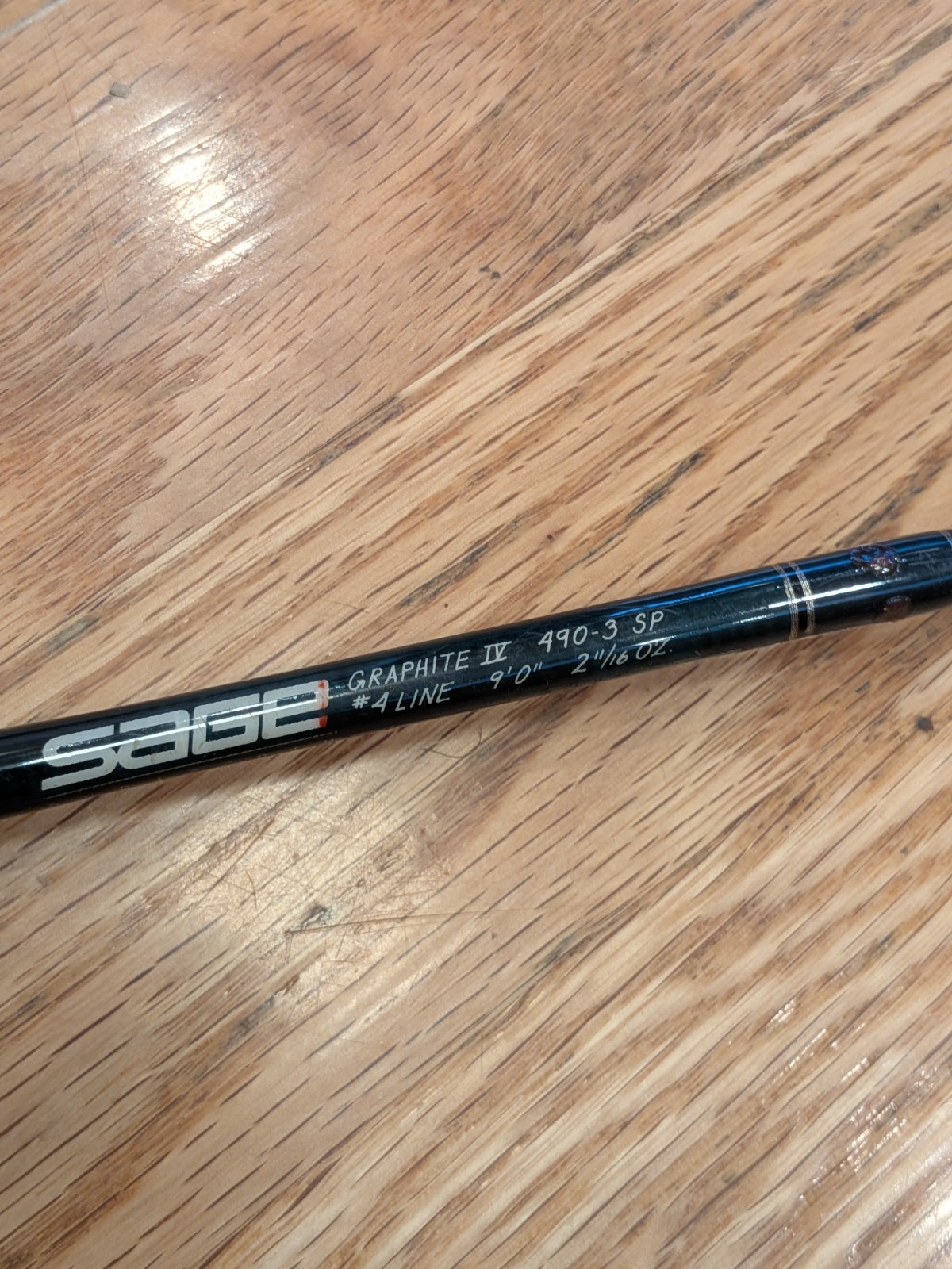 Sage GFL 490-3 SP #4 9ft Graphite IV Fly Rod Excellent Condition w/ Case