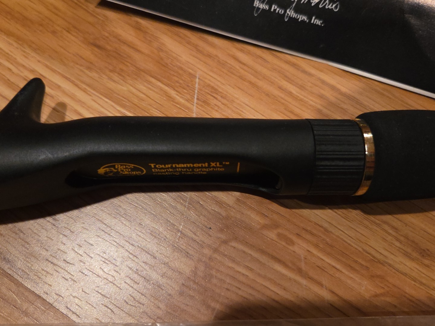 Vntg Bass Pro Shops Tournament XL Graphite Gold 5’7″ 1Pc. Casting Rod Brand New