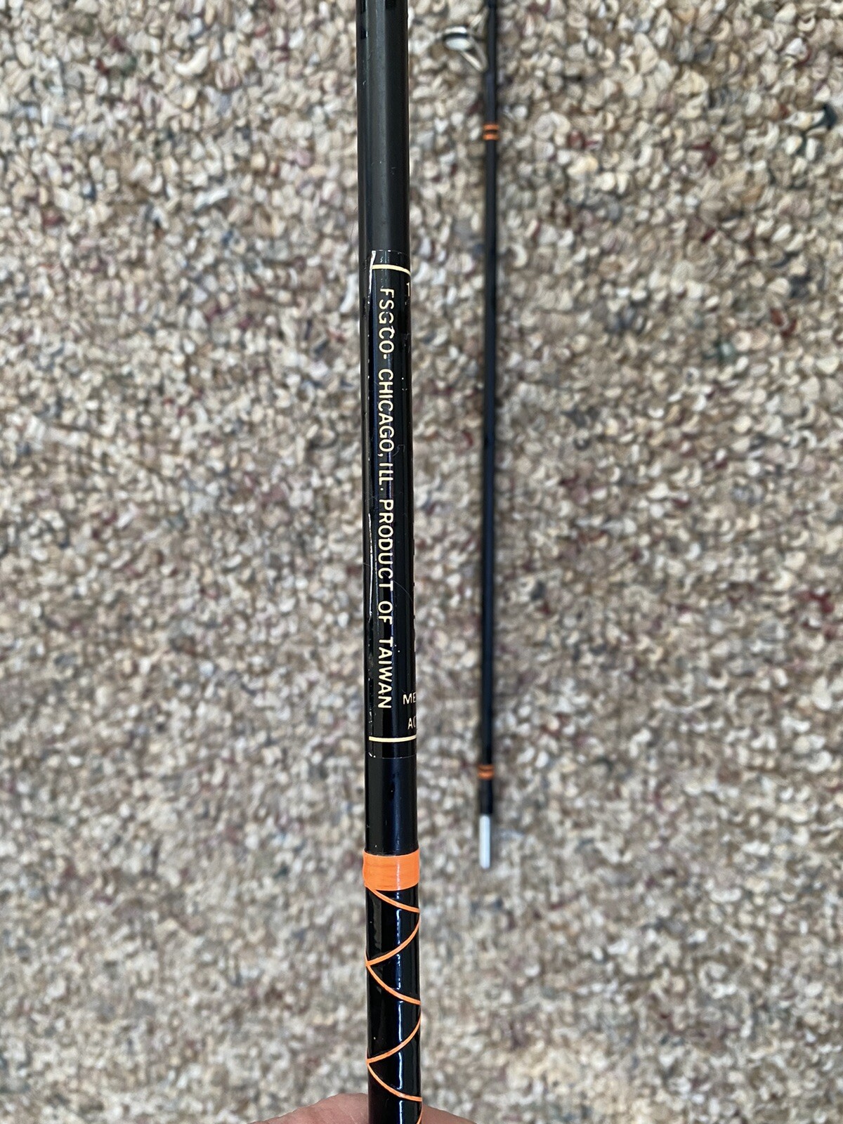 FSG 1506 Graf-flex Medium Action 6’ Rod 2 piece Fishing Rod Fuji Cera Guides