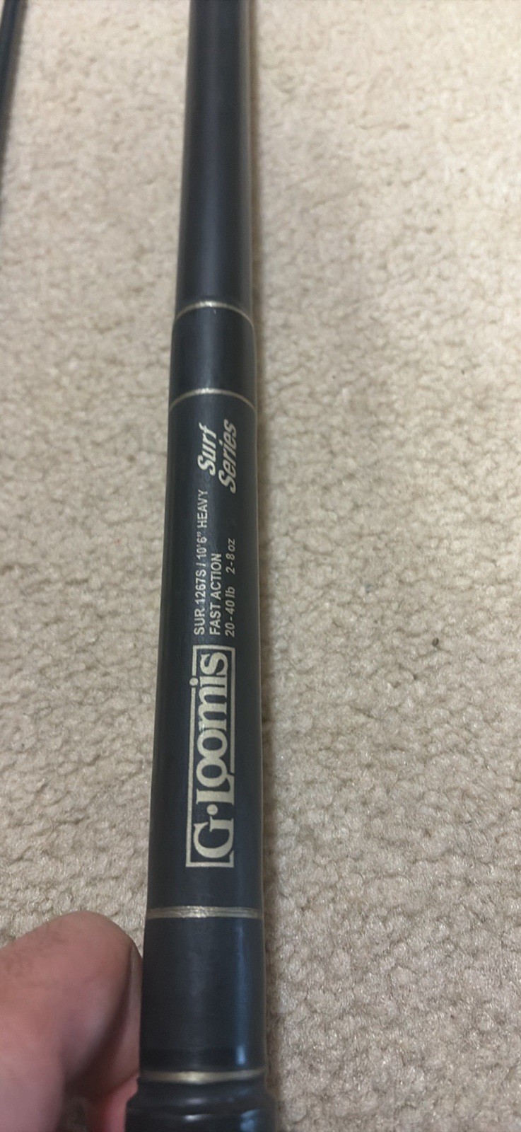 G Loomis Surf Series 10’6 Spinning Rod