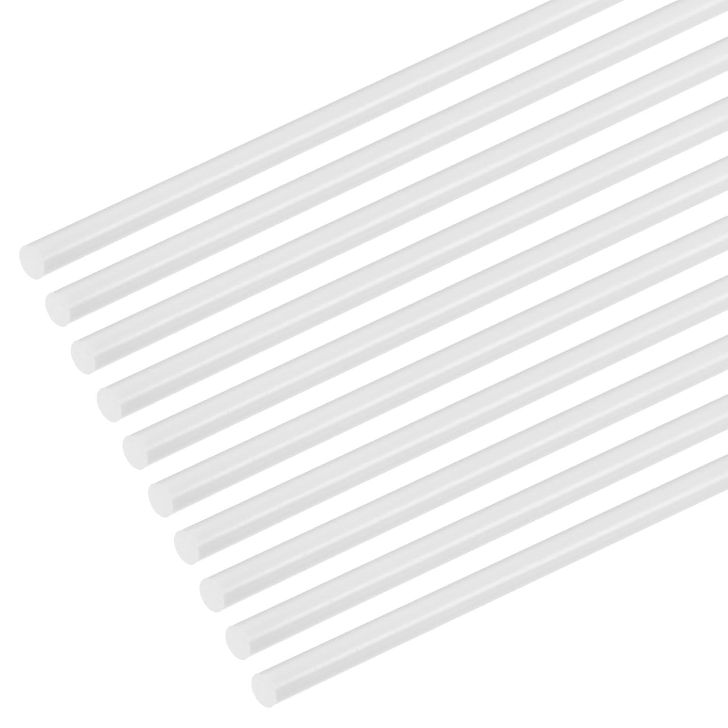 20-Pack round Plastic Bars Rods, 3Mm X 250Mm ABS Smooth Plastic