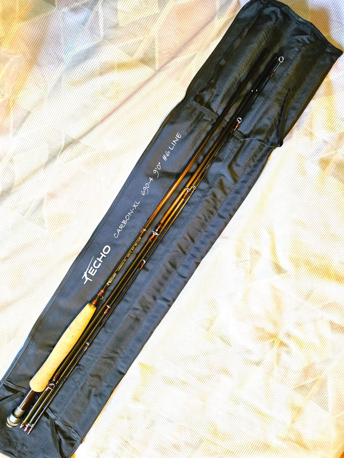 ECHO CARBON XL 6wt 9’0″ Fly Rod, 906-4, CBXL690, CBXL 690 X L Trout Bass Fishing