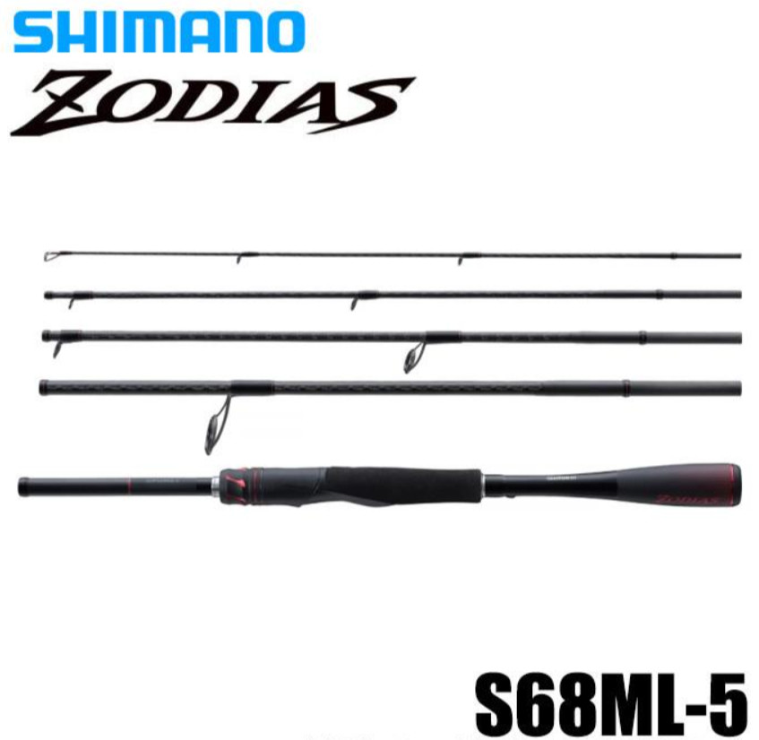 Shimano 21 ZODIAS S68ML-5 Pack Spinning Rod Brand new Expedited Shipping Japan