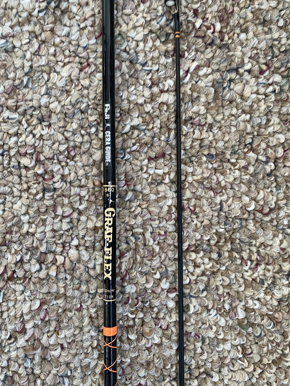FSG 1506 Graf-flex Medium Action 6’ Rod 2 piece Fishing Rod Fuji Cera Guides