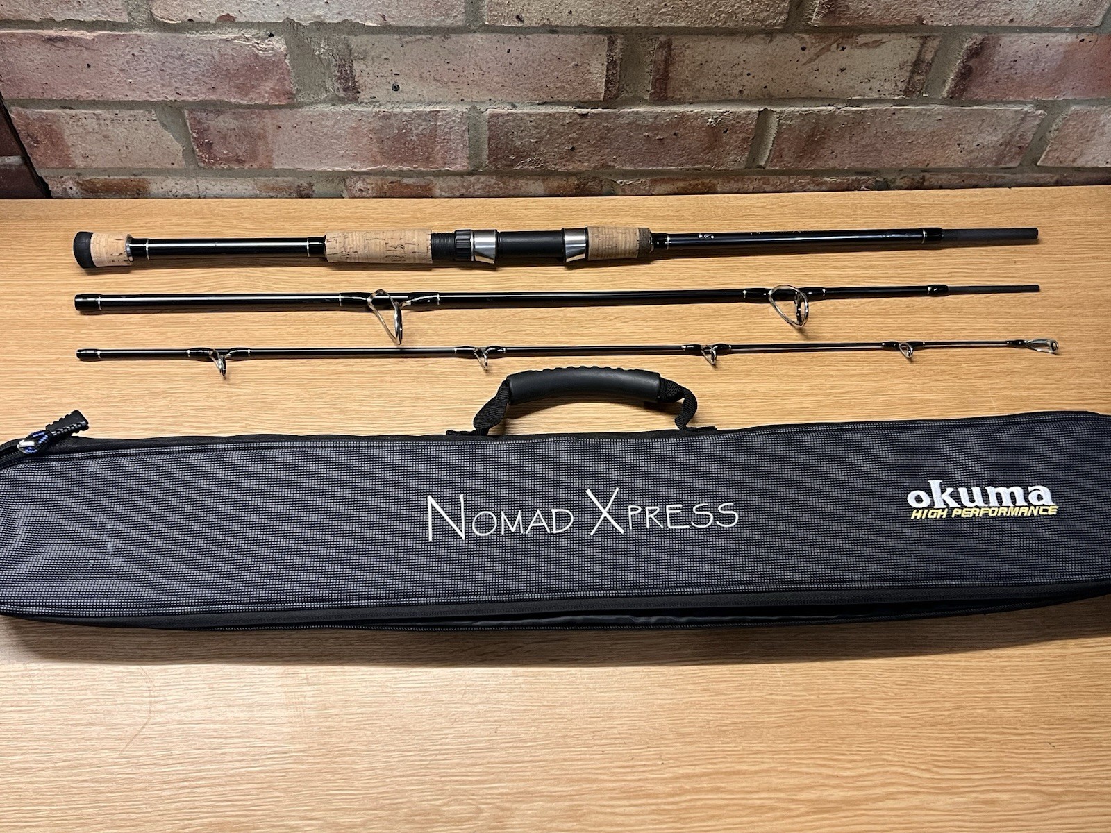 Okuma Nomad Express 3 Piece 7′ 10-20 lb Travel Rod (NTxi-S-703MH)