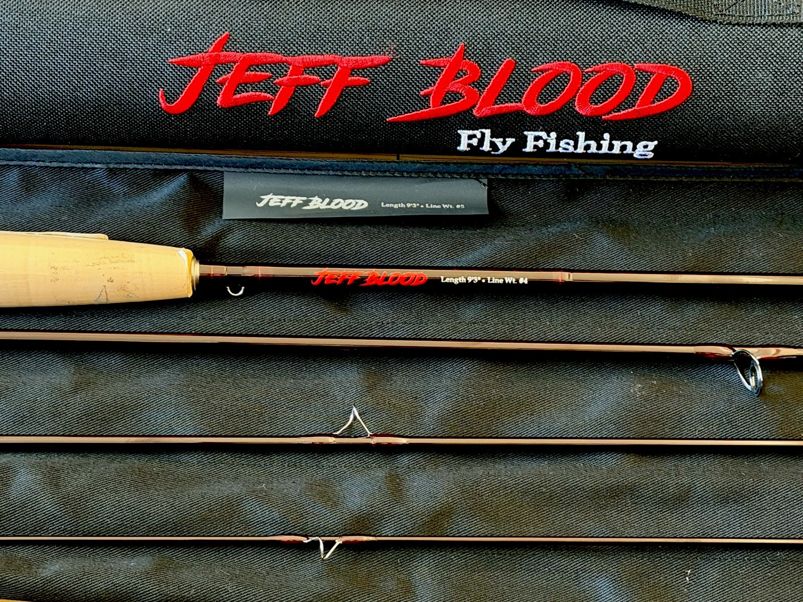 Jeff Blood Premium All Purpose Fly Fishing Rod 9’3″ 4WT 4-Piece New With Tube