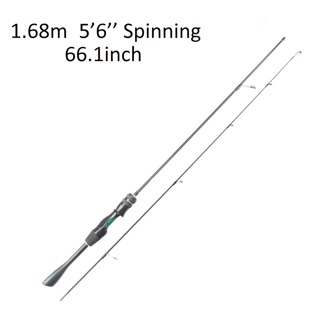 ORCA ULTRALIGHT UL SOLID TIP TAPERED HANDLE TROUT LAKE RIVER SPINNING CASTING FI