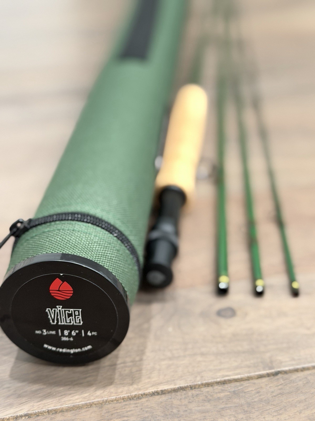 Redington Vice fly fishing rod, specifically the 386-4 model 3WT new