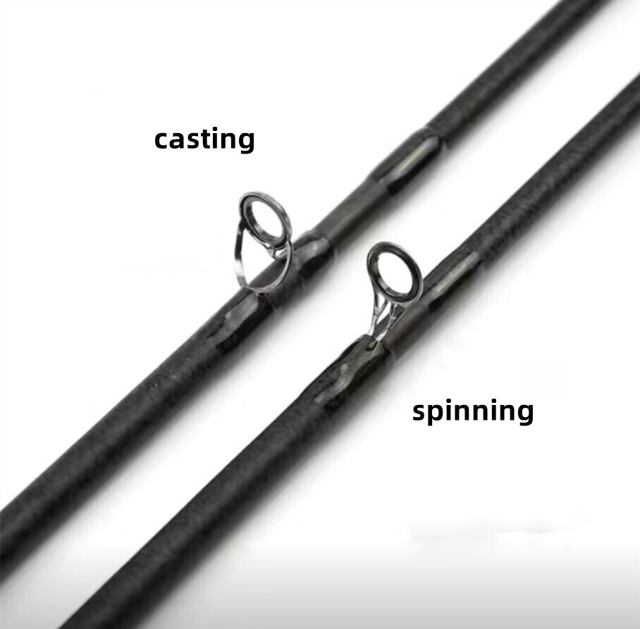 Fishing Rod Carbon Spinning Casting Fishing Rod Lure 2.4m 2.7m Travel Poles
