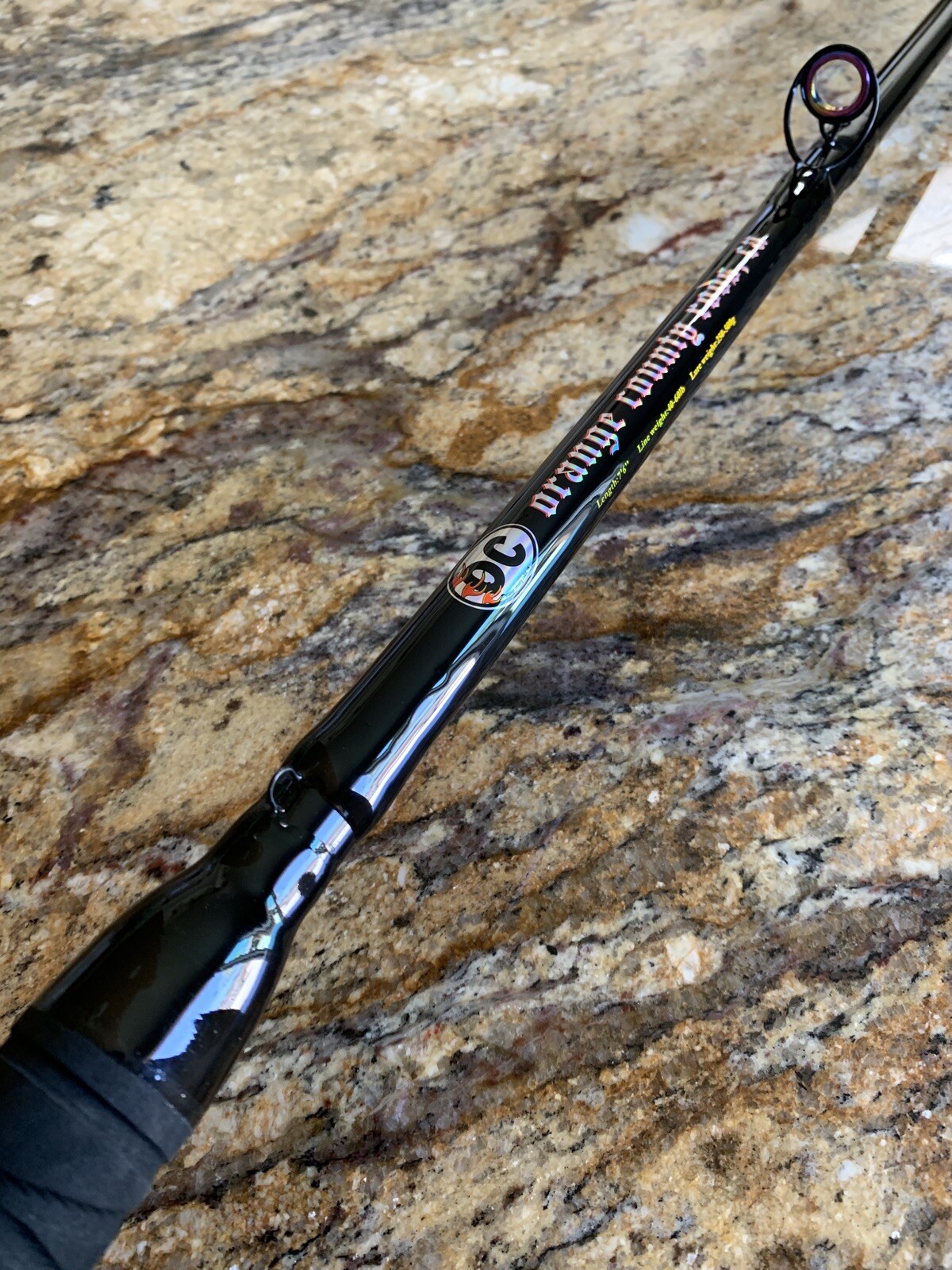 🔥 Custom Creation 7’6” Big Fish Rod. 250-500+ gr. Jigs. 40lb. to ? OFFSHORE