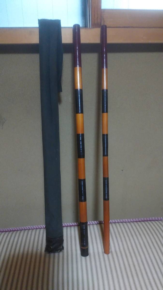 Vintage Japanese Jointed Fishing Rod 8-Piece Pre-Showa Era ~4.5m Antique Pole JP