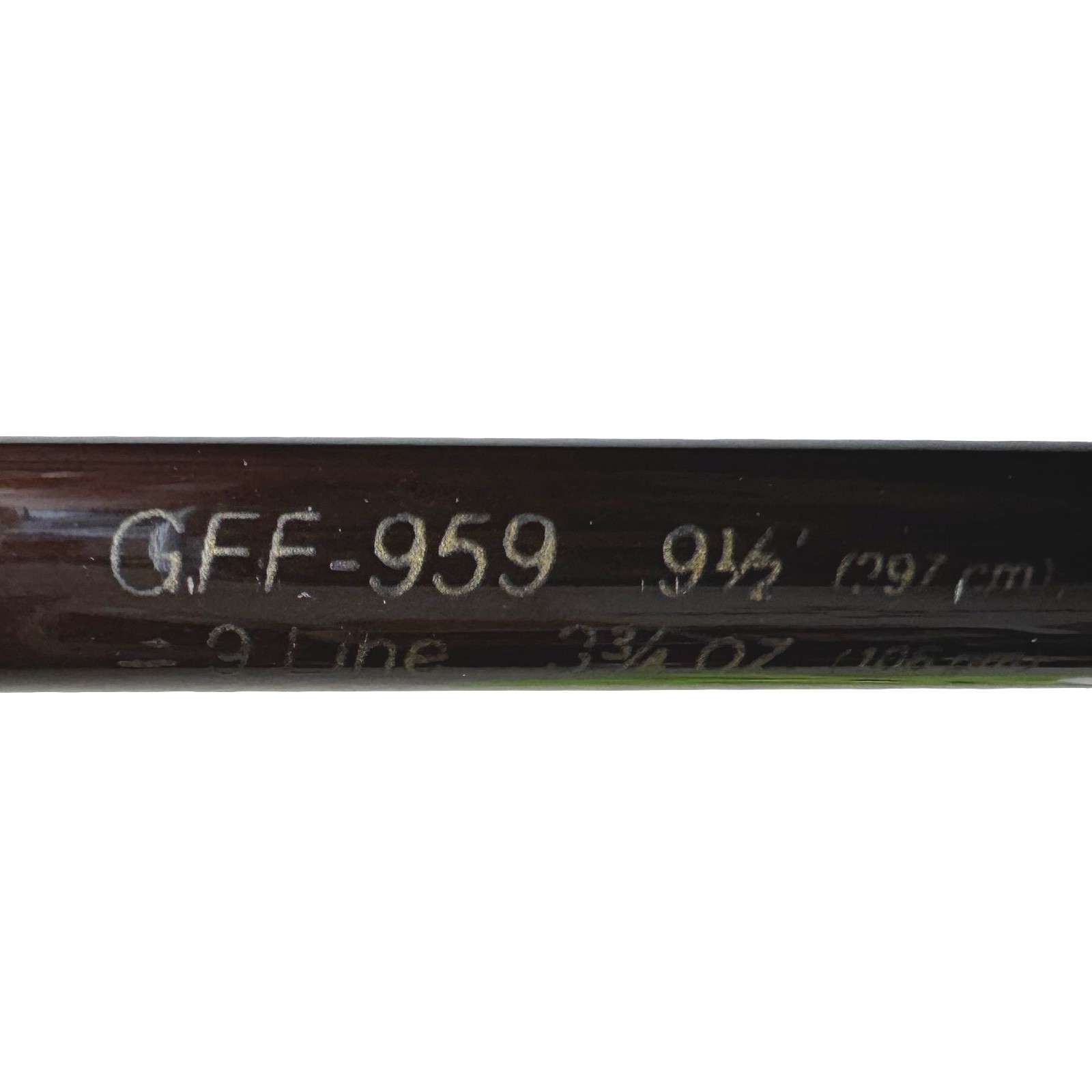 Vintage Fenwick HMG Graphite Fly Rod GFF-959 9’6″ 9wt 2pc USA Original Sock/Tube
