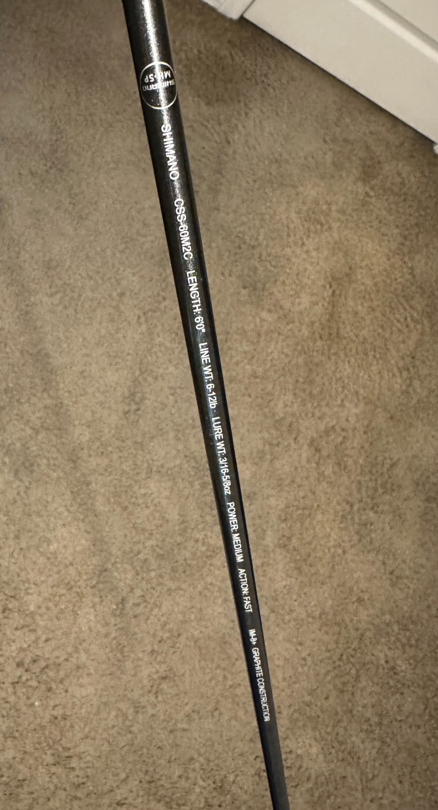 SHIMANO CLARUS CSS-60M2C 6′ Spinning Rod – IM8+ Graphite – 2 Piece – NEW