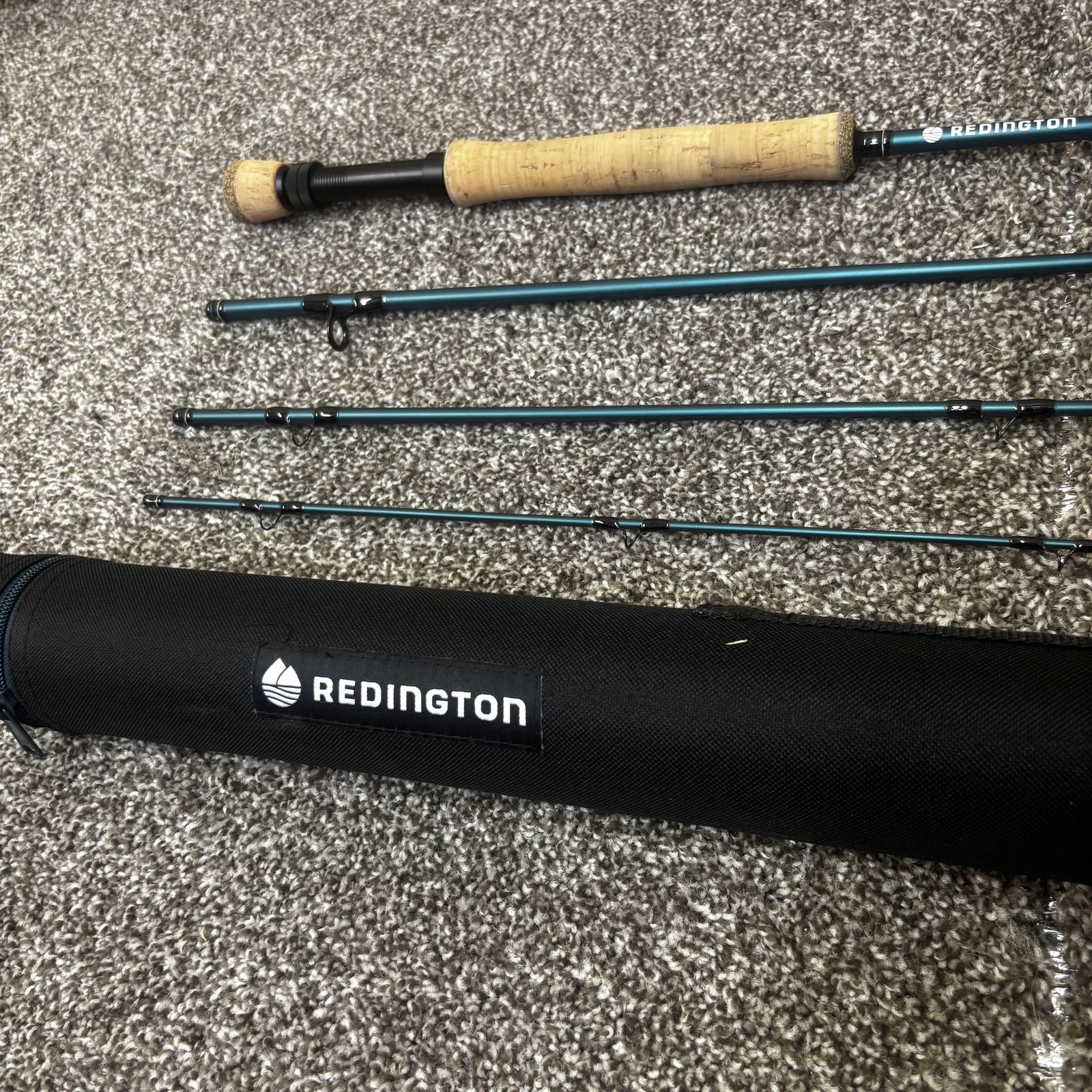 Redington Predator 790-4 Fly Rod 9’0 7wt 4 Piece Blue Graphite Fast Action Rod
