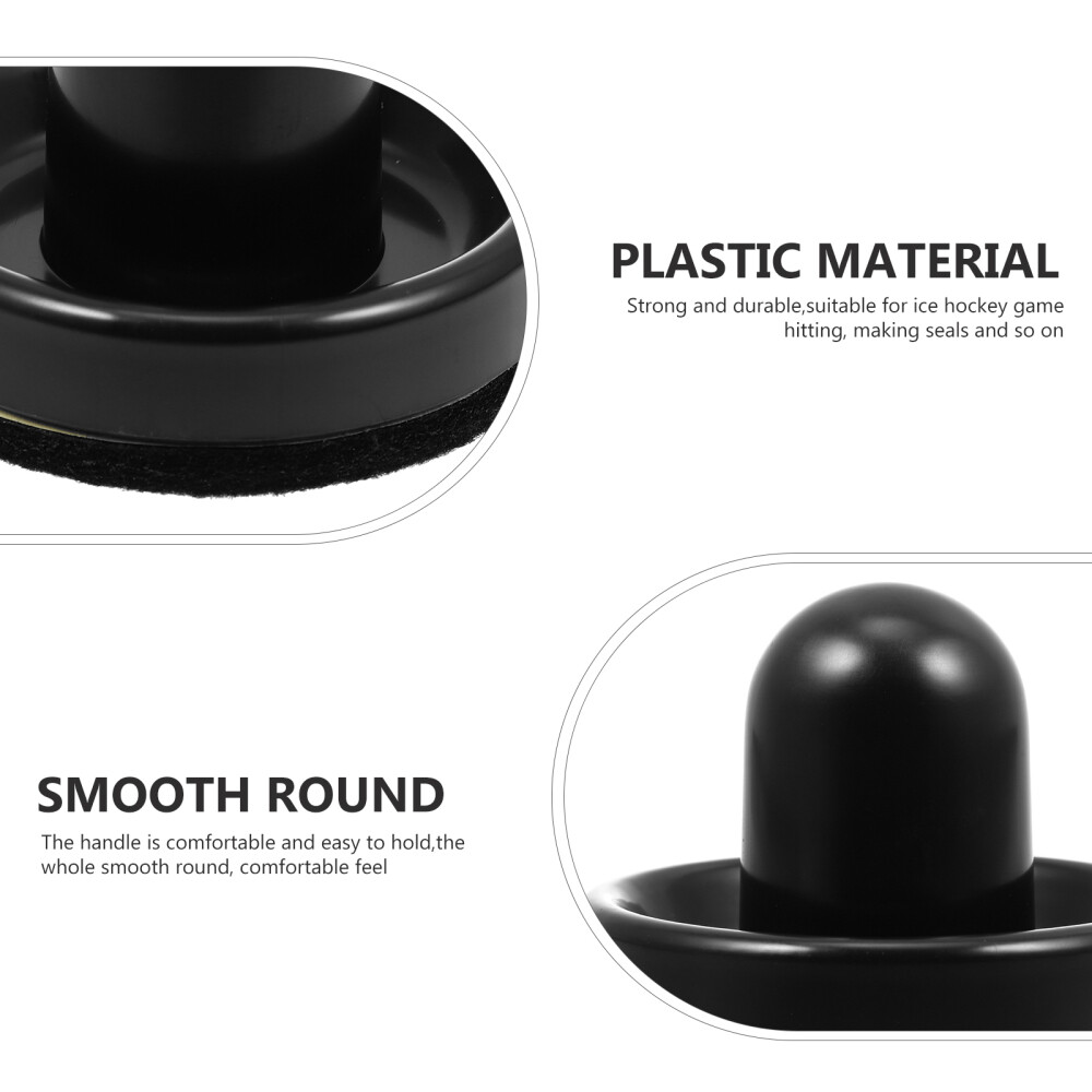 1 Set Game Supplies Air Hockey Table Pushers Air Hockey Accessories Black