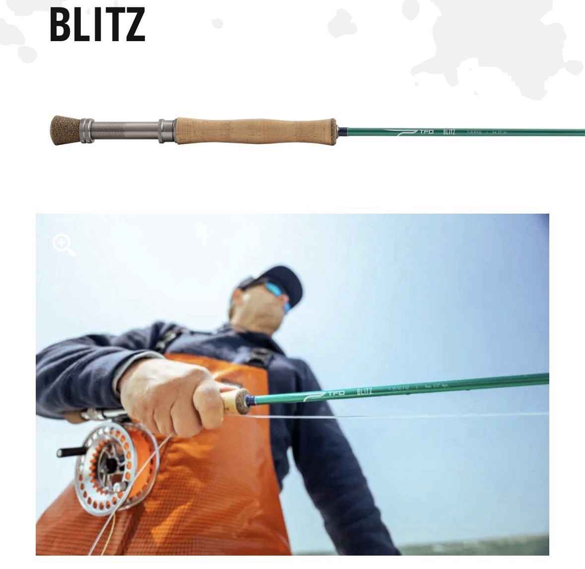 TFO Temple Fork Outfitters Blitz Saltwater Fly Rods 9’ 11wt