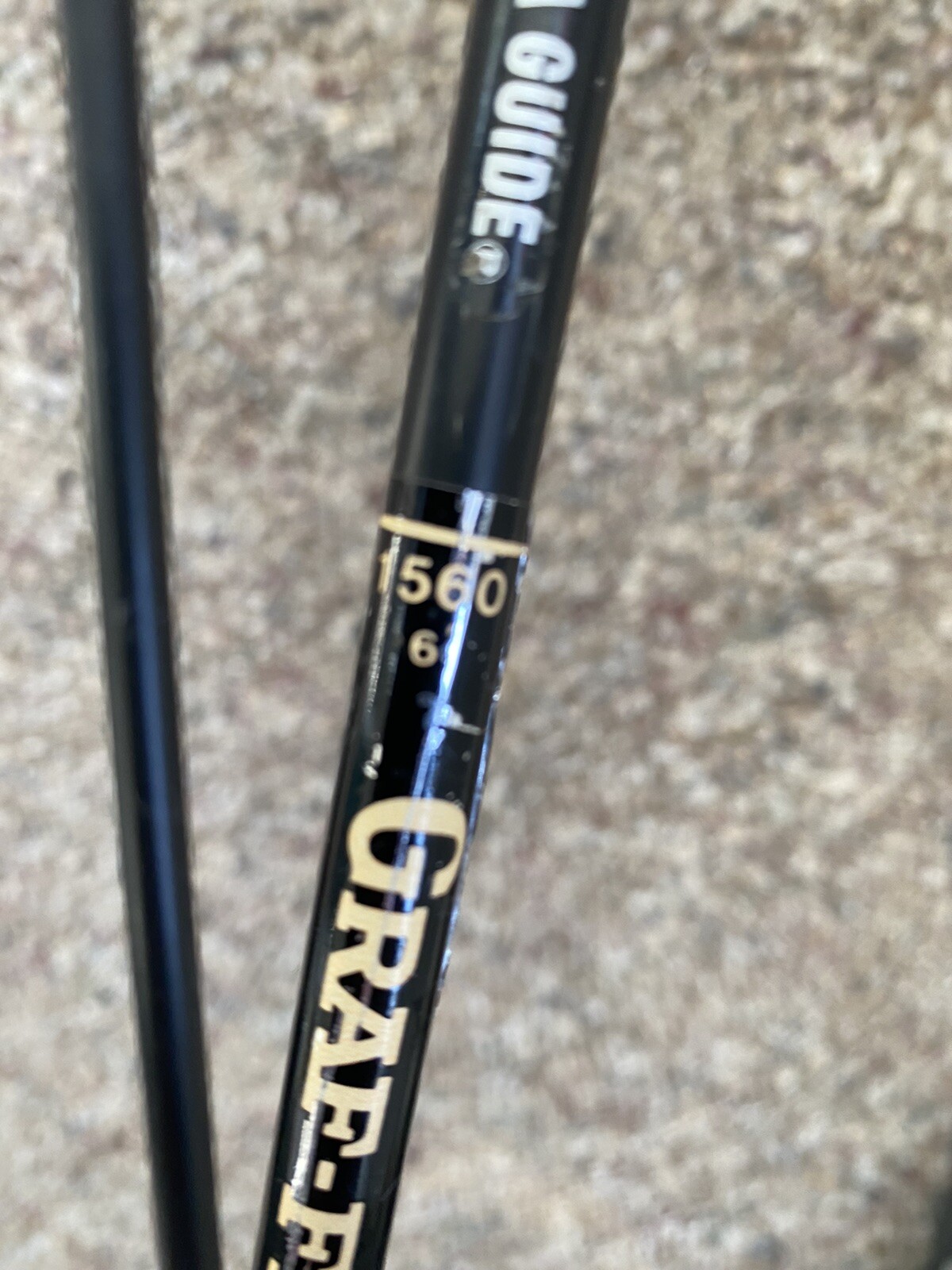 FSG 1506 Graf-flex Medium Action 6’ Rod 2 piece Fishing Rod Fuji Cera Guides