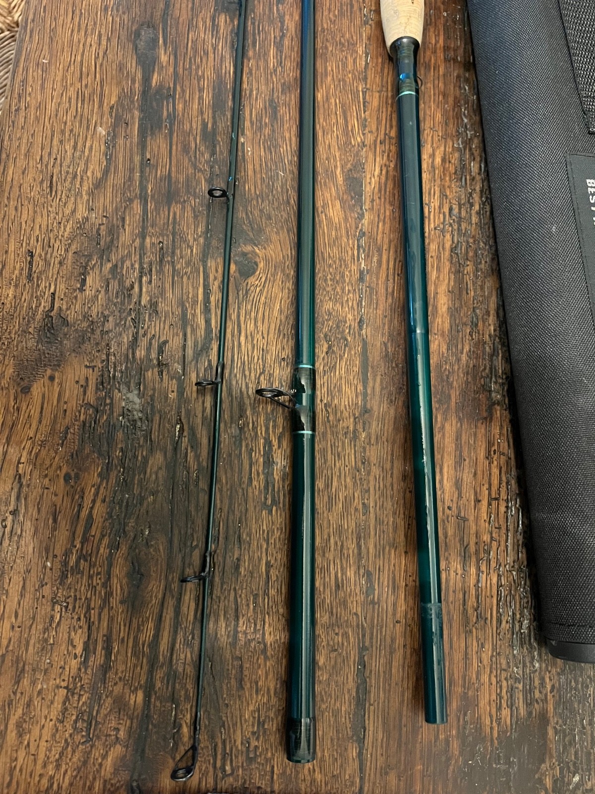 st croix tidemaster saltwater casting rod, 3 piece medium action