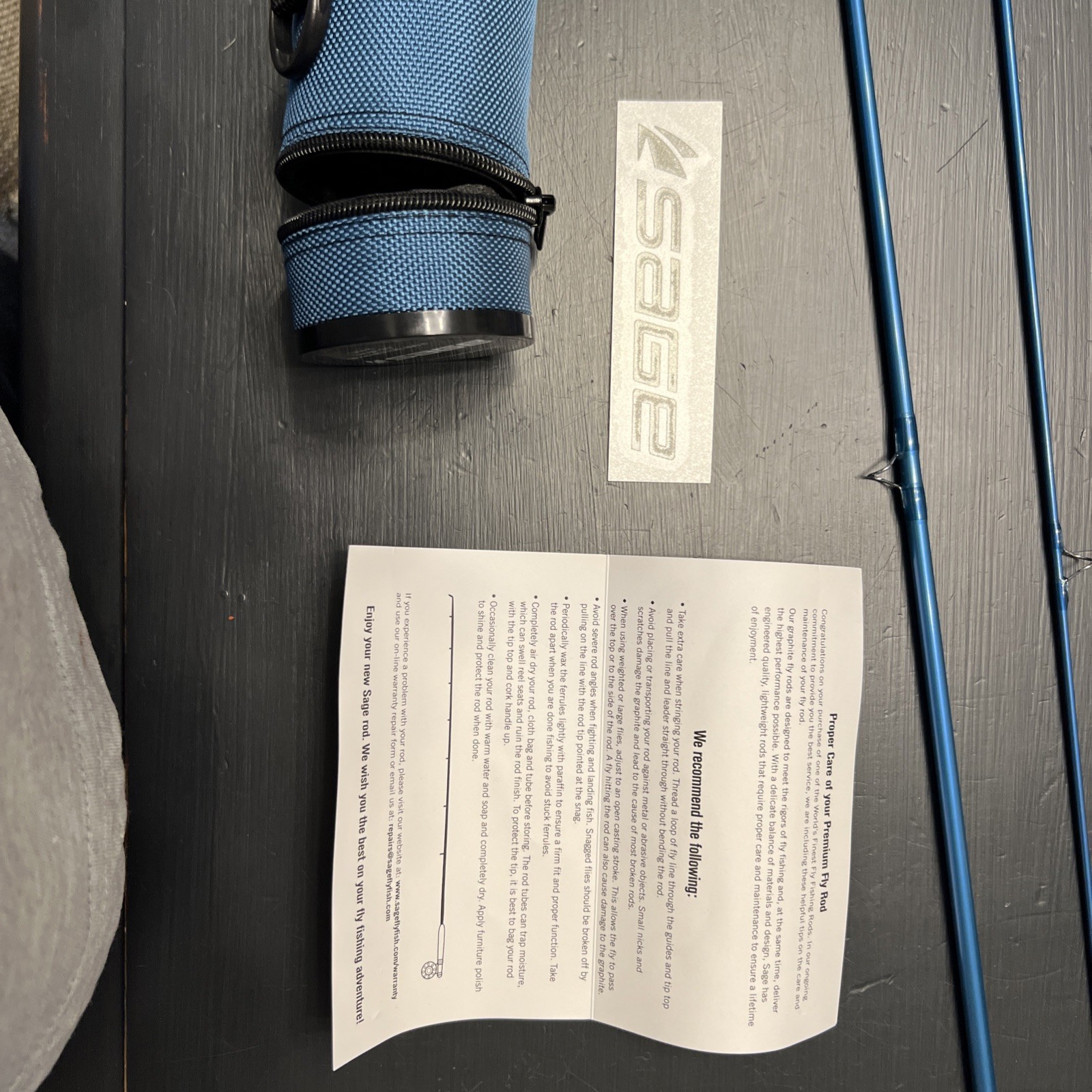 Sage Motive 9′ 8wt Fly Rod (4pc) – 890-4 – Bought New/Never Used