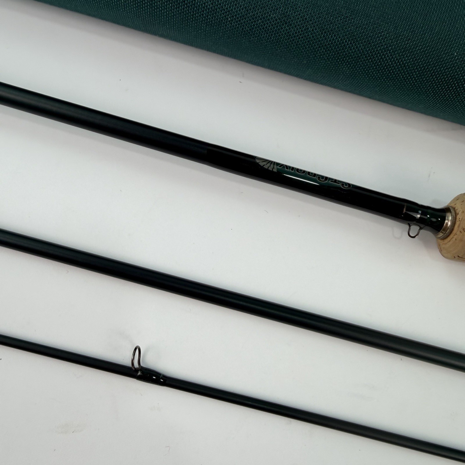 Vtg St Croix Legend Ultra Fly Fishing Rod UFT908 9′ 8wt 3pc & Travel Tube Y321