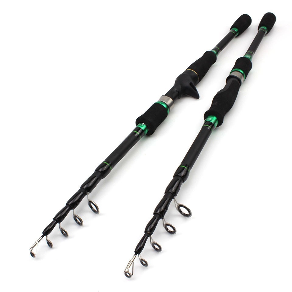 Telescopic Fishing Rod Carp Carbon Fiber Rod 1.8/2.1/2.4/2.7M Fishing Pole Trave