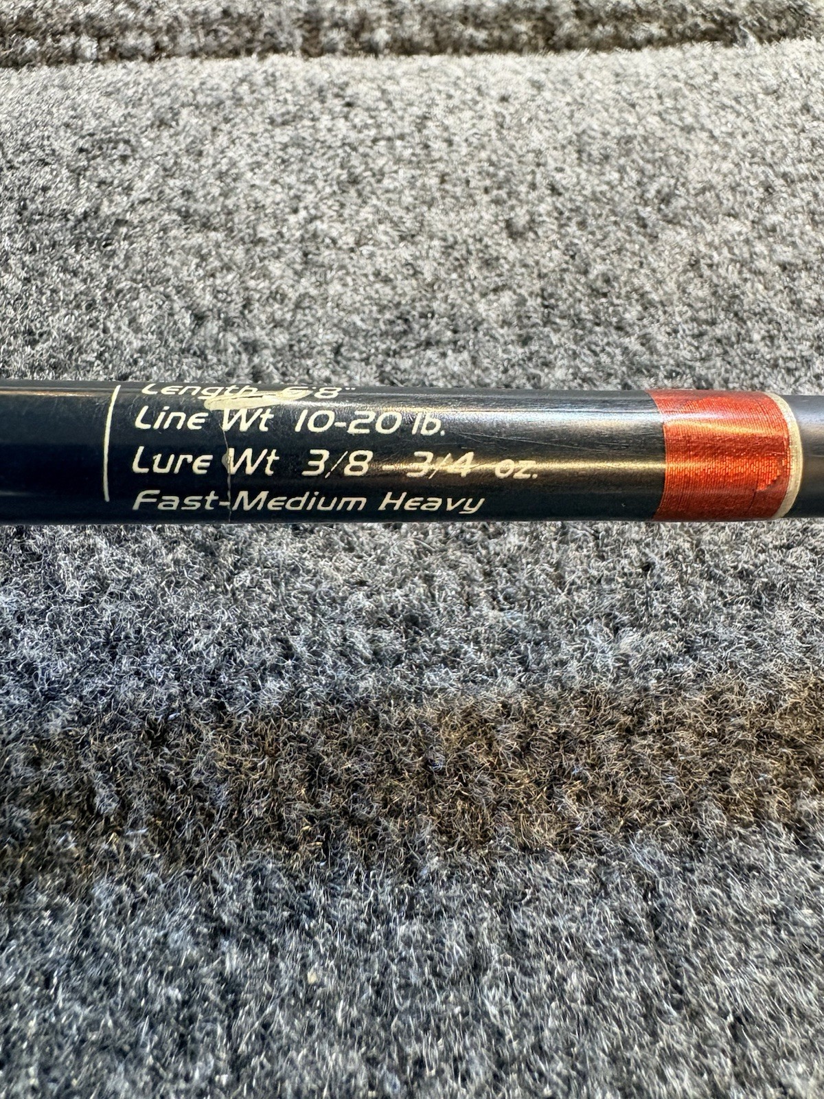 GO3 MADE BY ALL STAR CASTING ROD. SPINNER BAIT BLANK ROD.