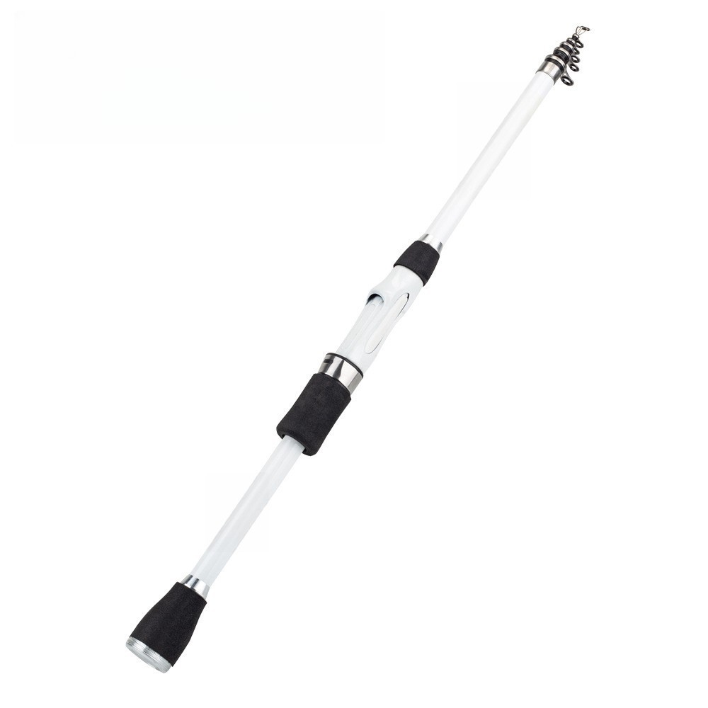 Compact Fiberglass Telescopic Rod 1.8m 2.1m 2.4m for Travel Backpacking Fishing