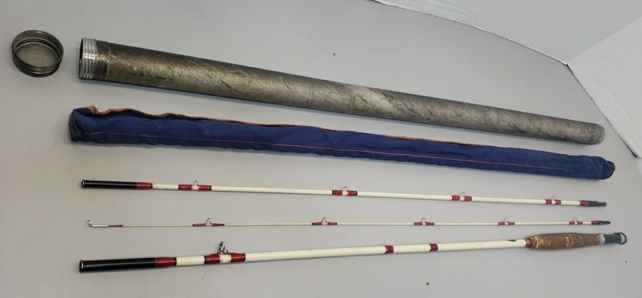 Vintage Shakespeare Wonderod Fly Fishing Rod Howald #1380T-FJC 8’6″ w/ case