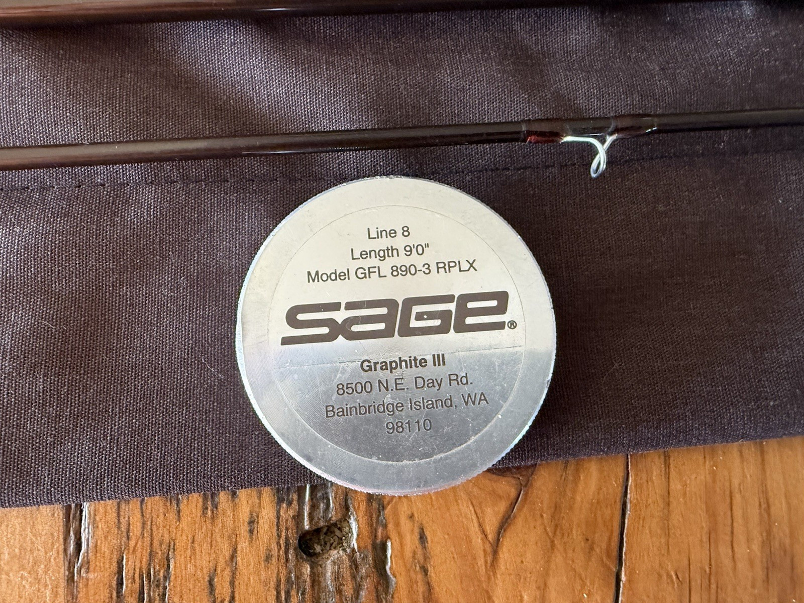 Sage Model GFL 890-3 RPLX Graphic III 3 #8, 9′, Piece Vintage Fly Rod