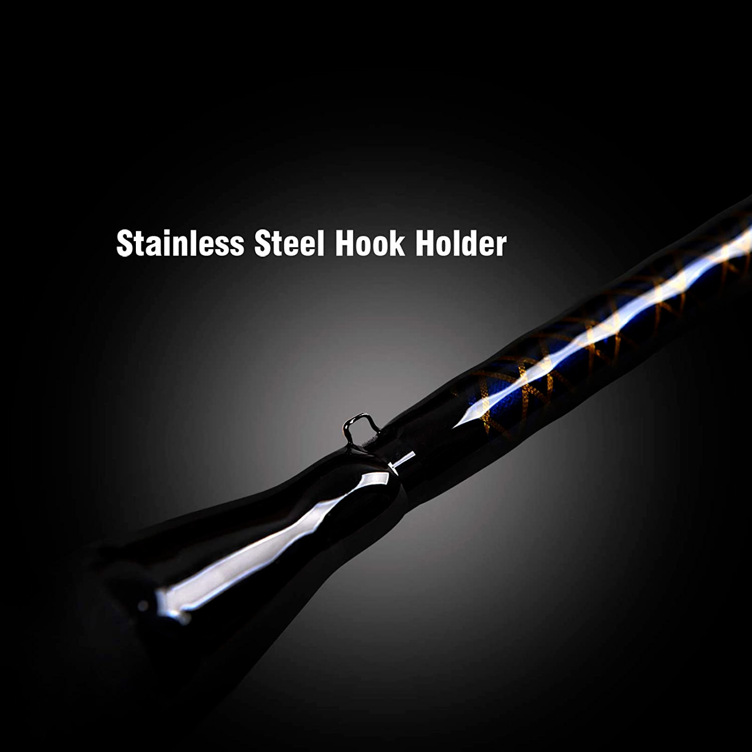 Saltwater Offshore Trolling Rod Conventional Boat Carbon Fiberglass Fishing Pole